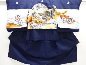 鷹模様紋付男児着物アンサンブル